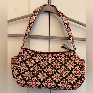 Vera Bradley Purple/Red Medallion Mini Shoulder Bag